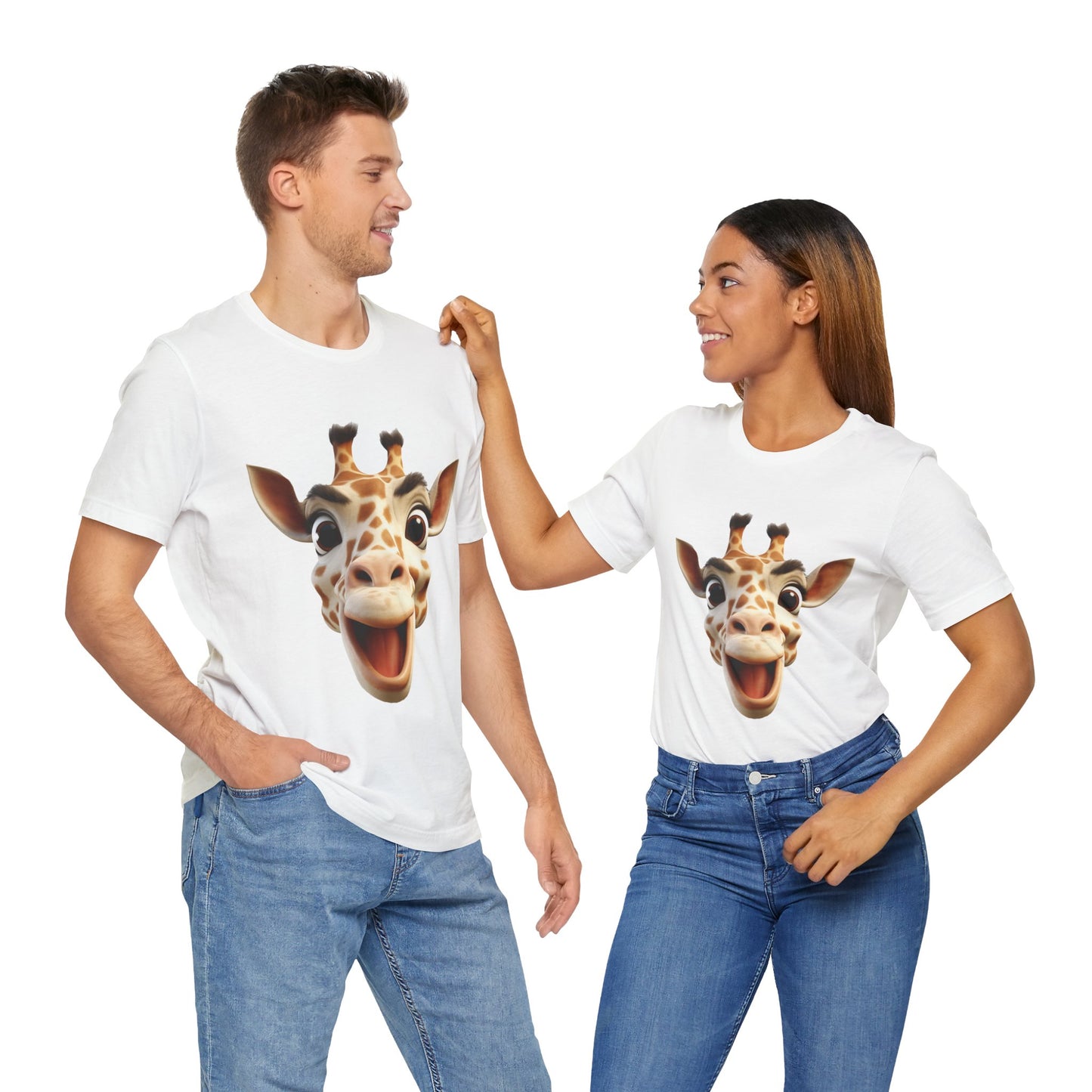 Giraffe Unisex Jersey Short Sleeve Tee