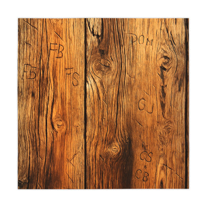 Distressed Wood Tablecloth - USA