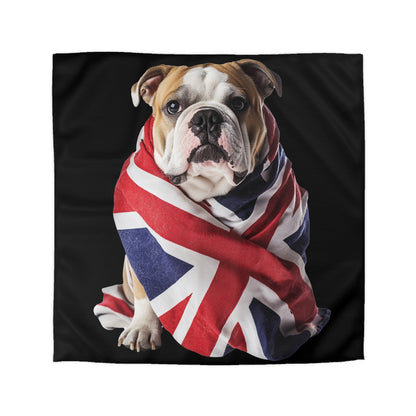 British Bulldog - Microfiber Duvet Cover USA and UK