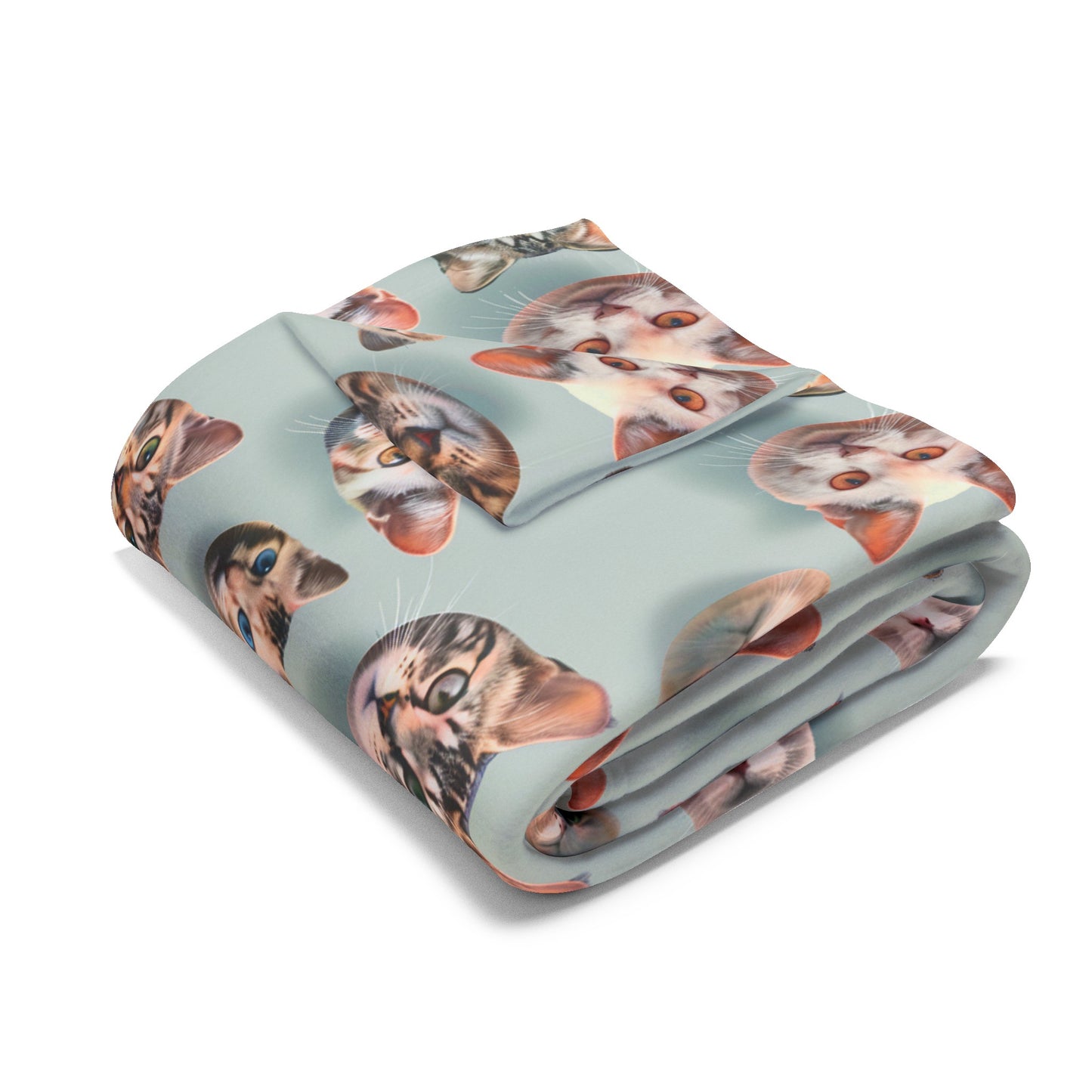 Cats Collage Arctic Fleece Blanket - UK, EU