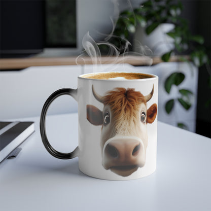 Cow Morphing Mug, 11oz - NOT UK