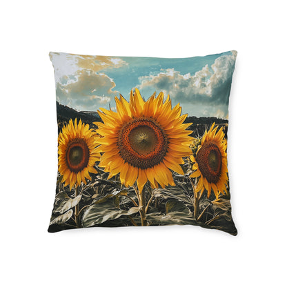 Sunflower Double - Square Pillow - UK
