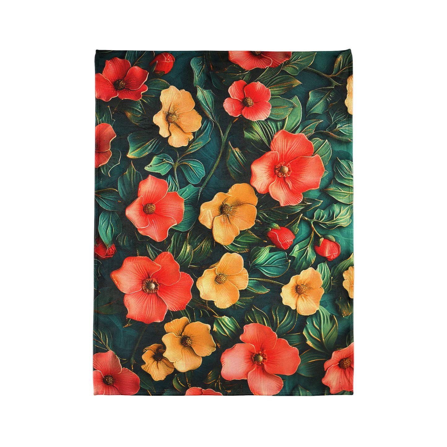 Chinoiserie #7 - Soft Polyester Blanket