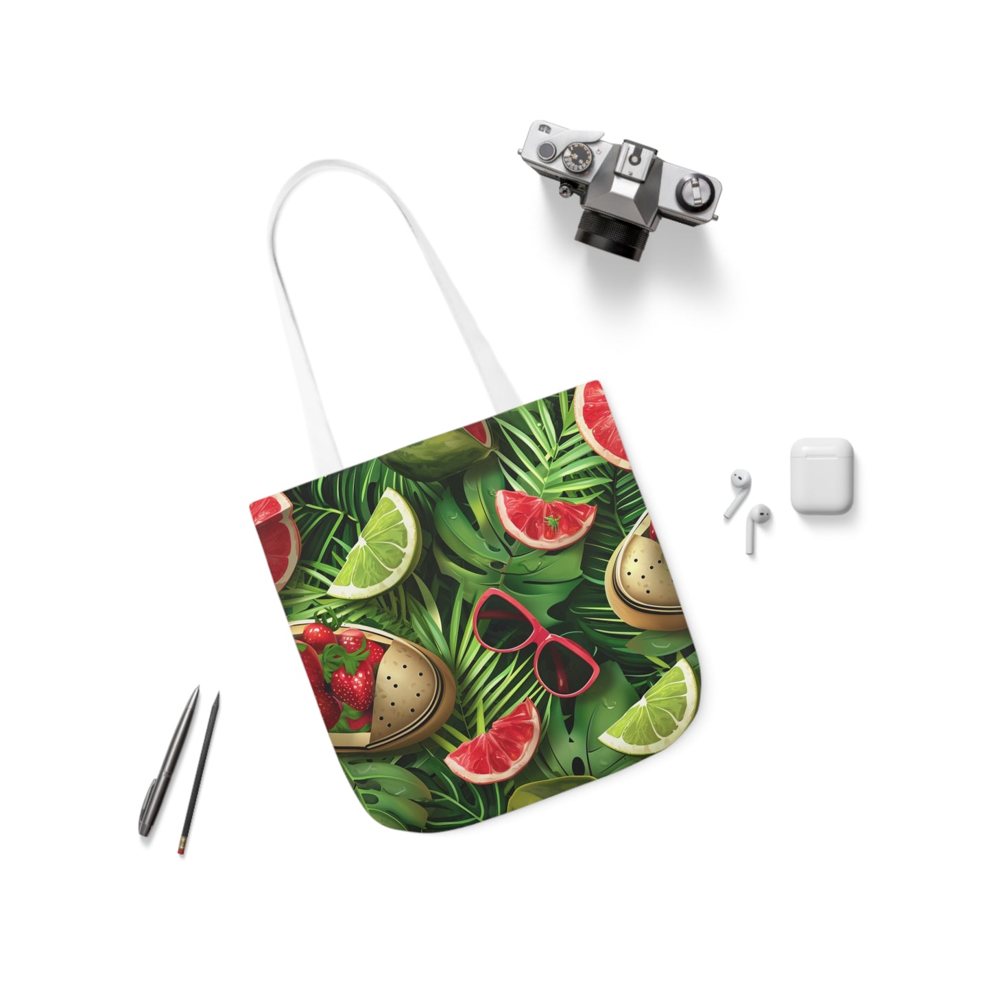 Summertime #8 - Polyester Canvas Tote Bag (AOP)