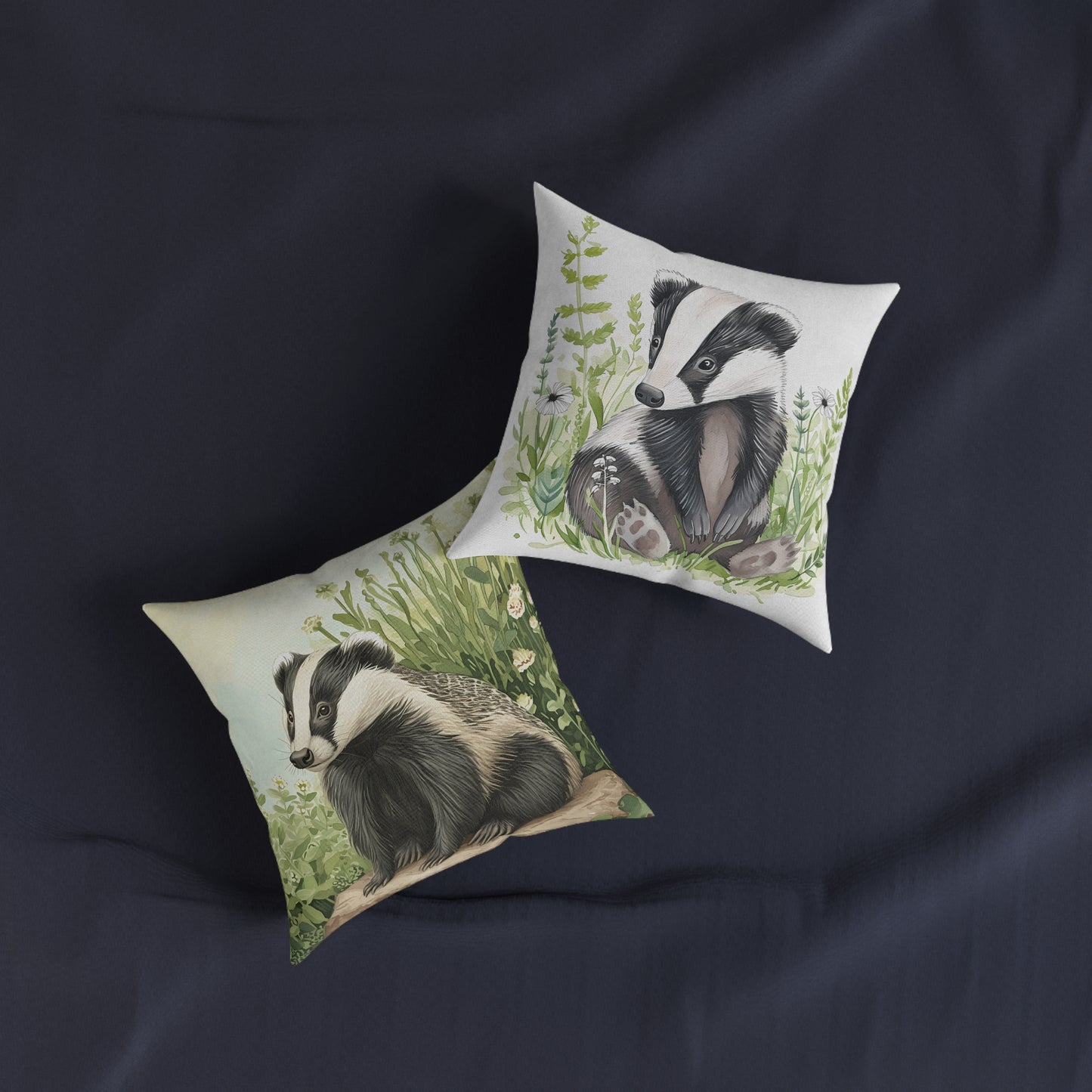 Badger 2 - Square Pillow - UK