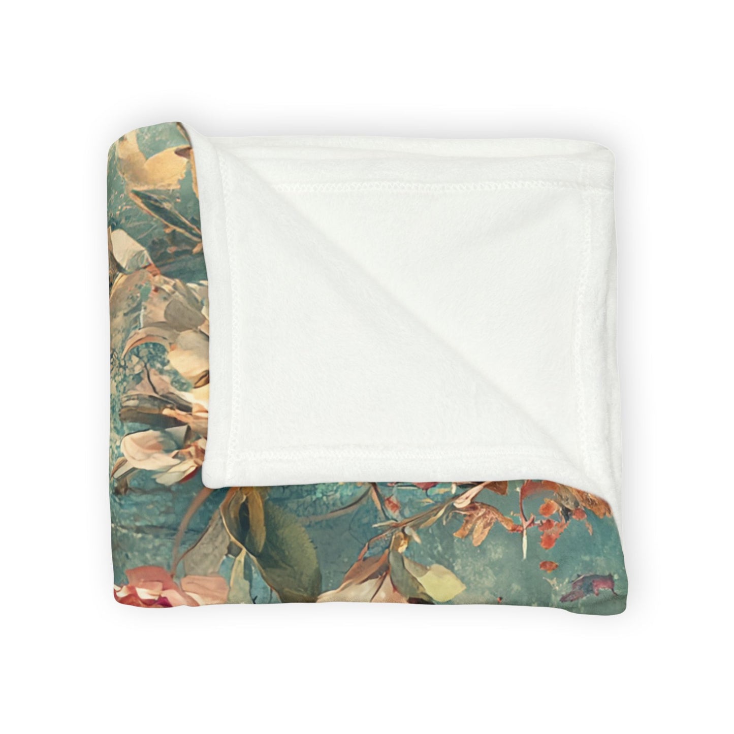 Elegant Hummingbird Soft Polyester Blanket - Cozy Floral Throw for Home Decoration UK