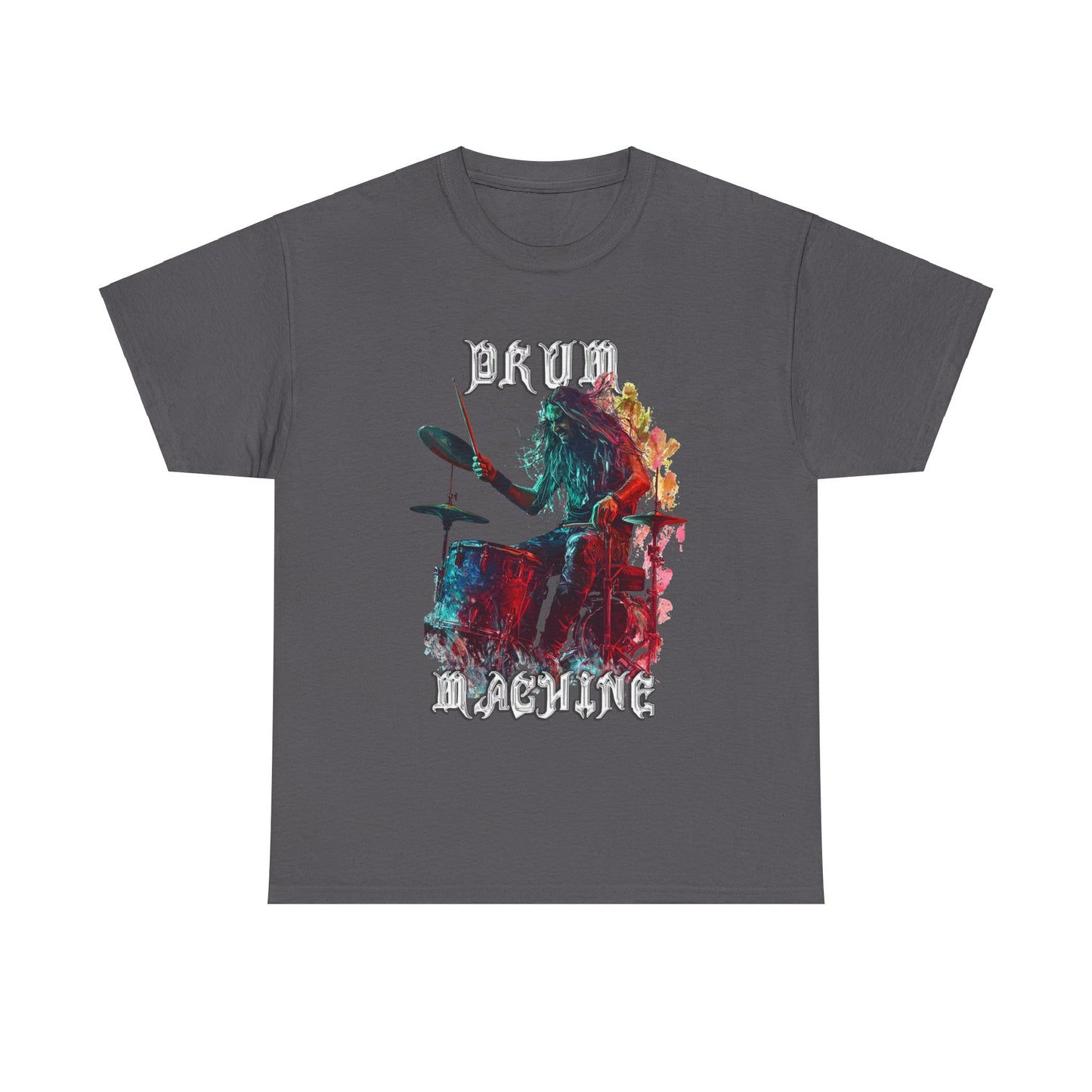 Drum Machine - Unisex Heavy Cotton Tee - UK