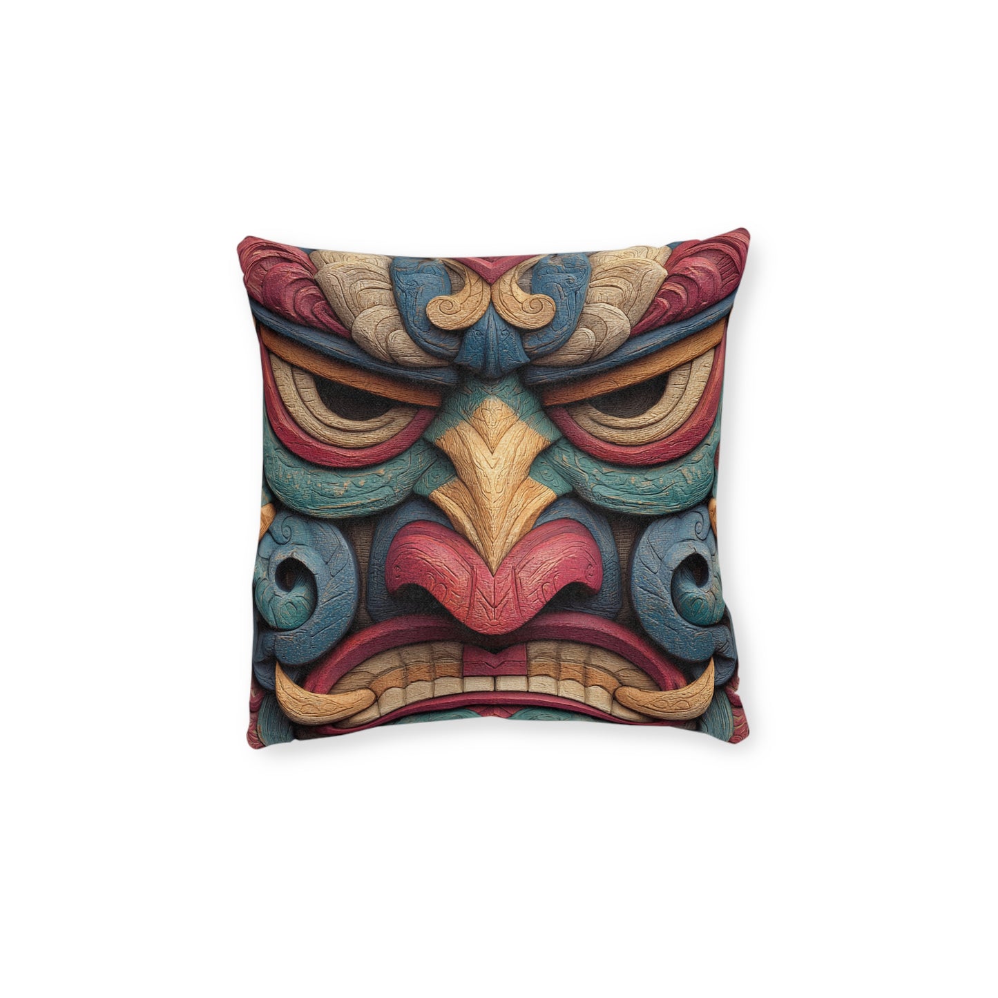 Tiki 1 - Square Cushion - UK