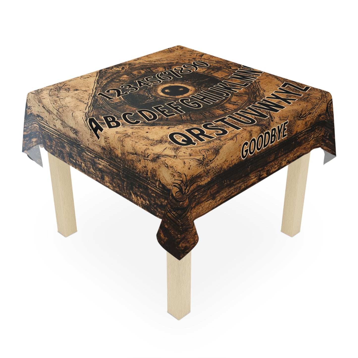 Spooky Ouija Board Tablecloth – Perfect for Readings and Themed Parties USA