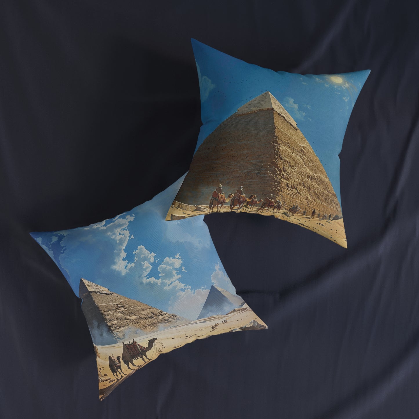Egyptian Pyramids - Square Pillow - UK