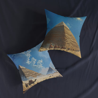Egyptian Pyramids - Square Pillow - UK