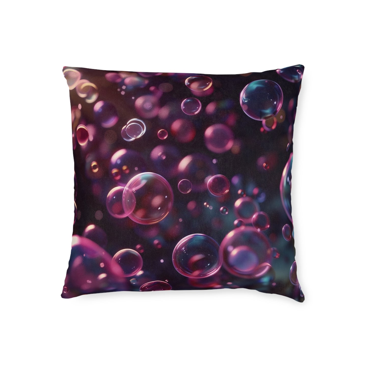 Blackcurrant Bubbles - Square Pillow - UK