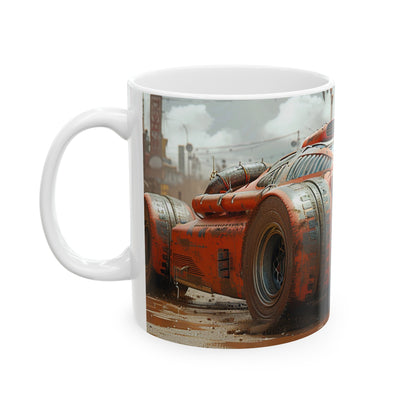 Car 3 Ceramic Mug, (11oz, 15oz) - USA