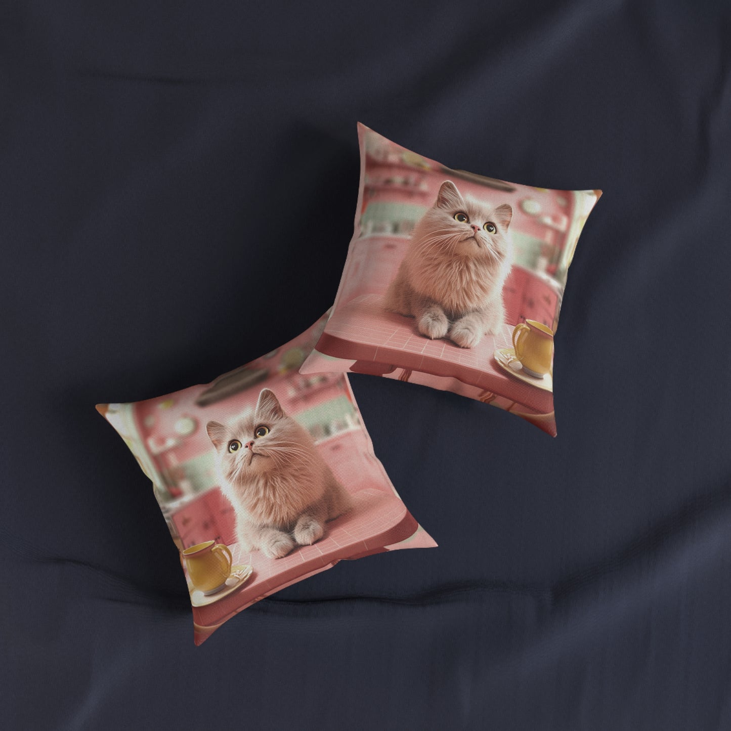 Cute Kitty 2 - Square Pillow UK