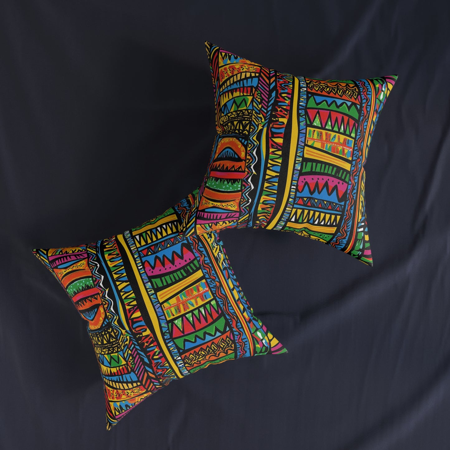 African 4 - Square Pillow - UK