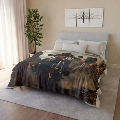 Biker #4 - Soft Polyester Blanket