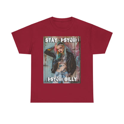 Psycho 4 - Unisex Heavy Cotton Tee - UK