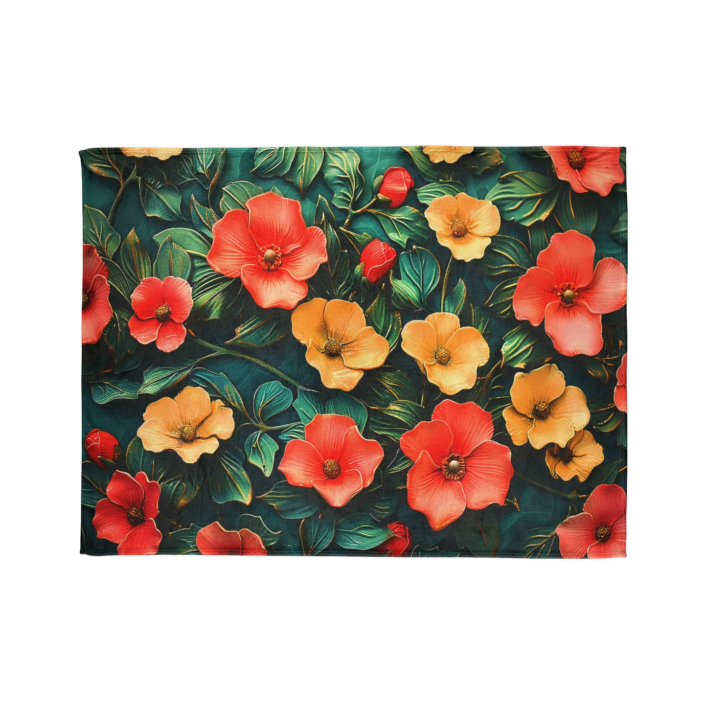 Chinoiserie #7 - Soft Polyester Blanket