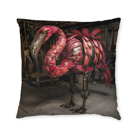 Steampunk Birds - Square Pillow - UK