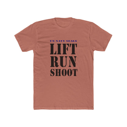 US Navy Seals Lift Run Shoot Unisex Cotton Crew Tee USA