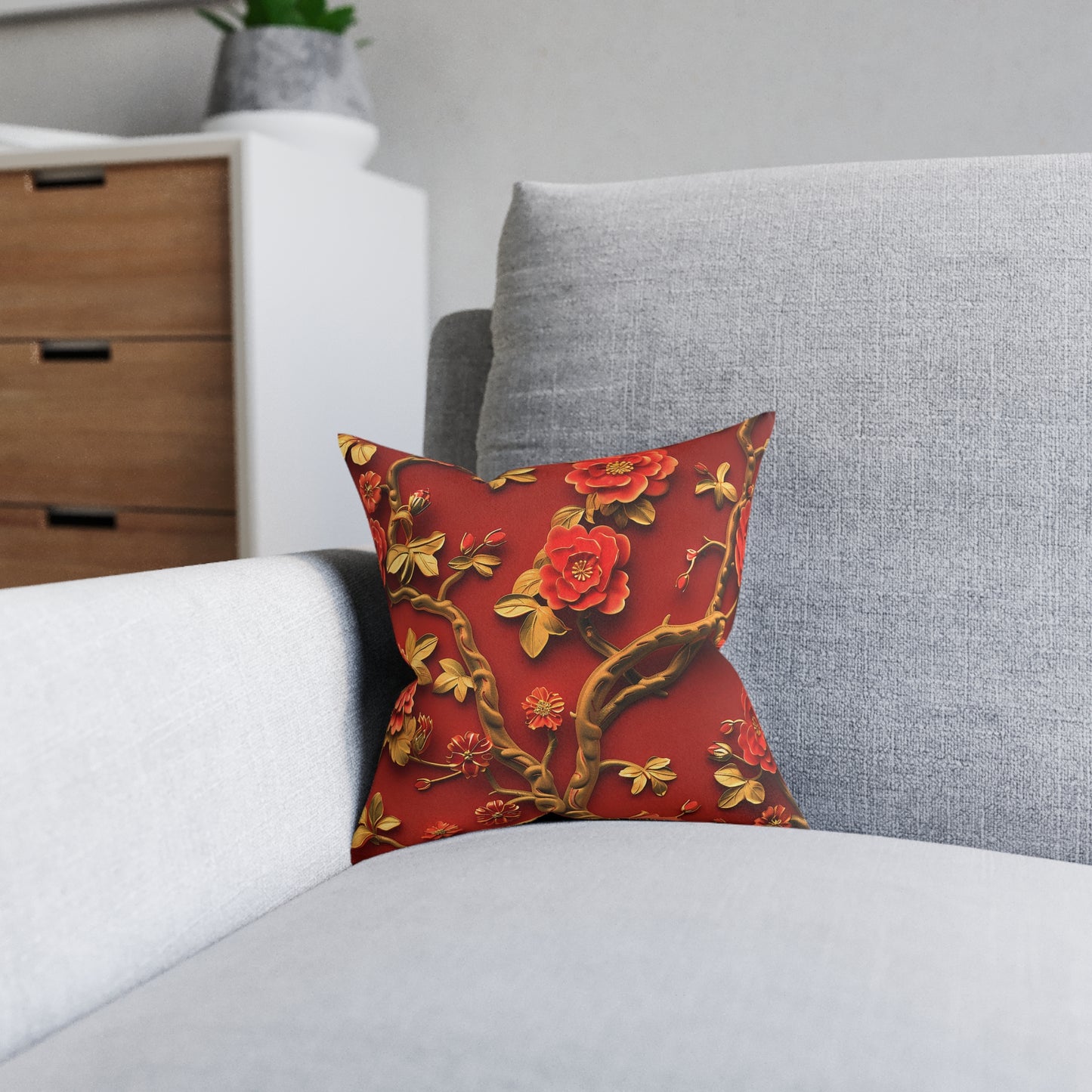 Vines - Square Pillow - UK