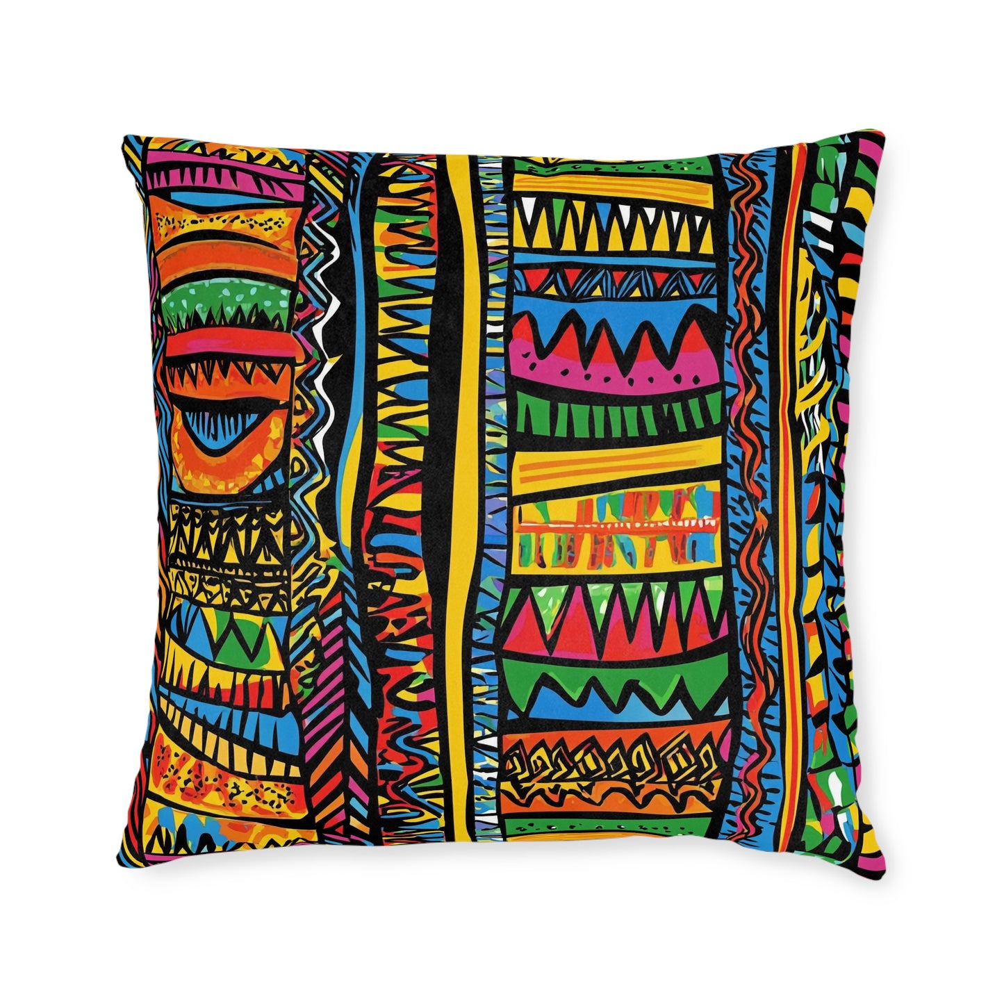 African 4 - Square Pillow - UK