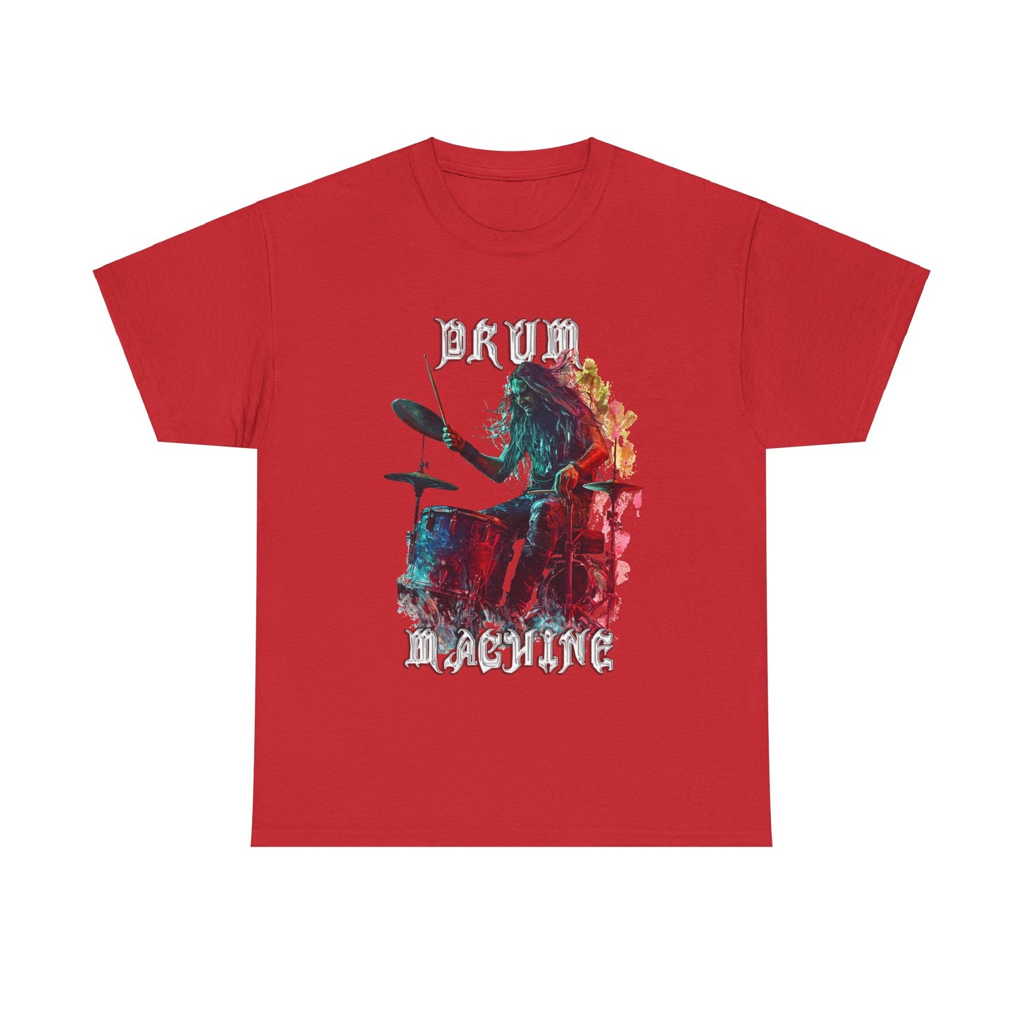 Drum Machine - Unisex Heavy Cotton Tee - UK