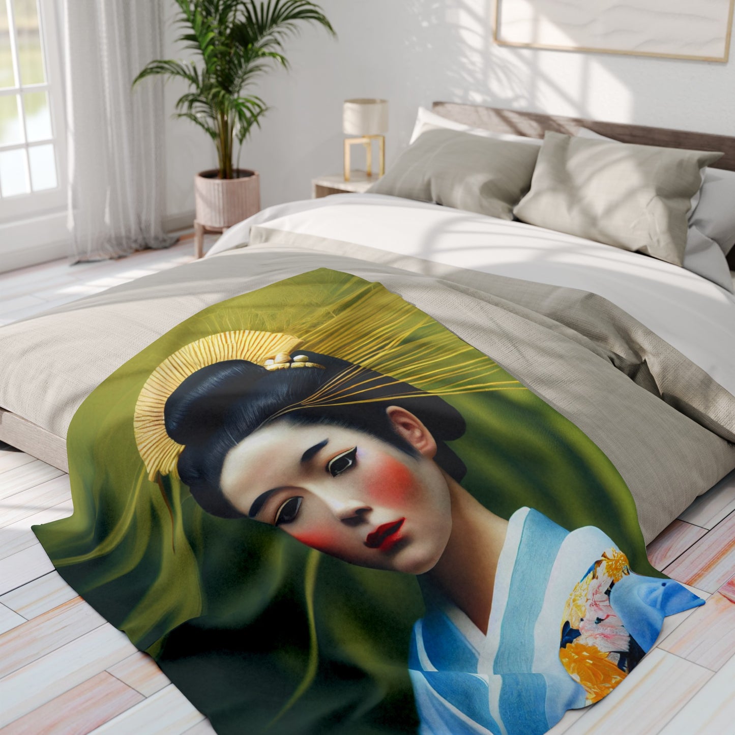 Geisha #4 Arctic Fleece Blanket