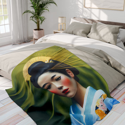 Geisha #4 Arctic Fleece Blanket