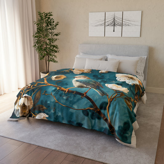 Chinoiserie #3 - Soft Polyester Blanket