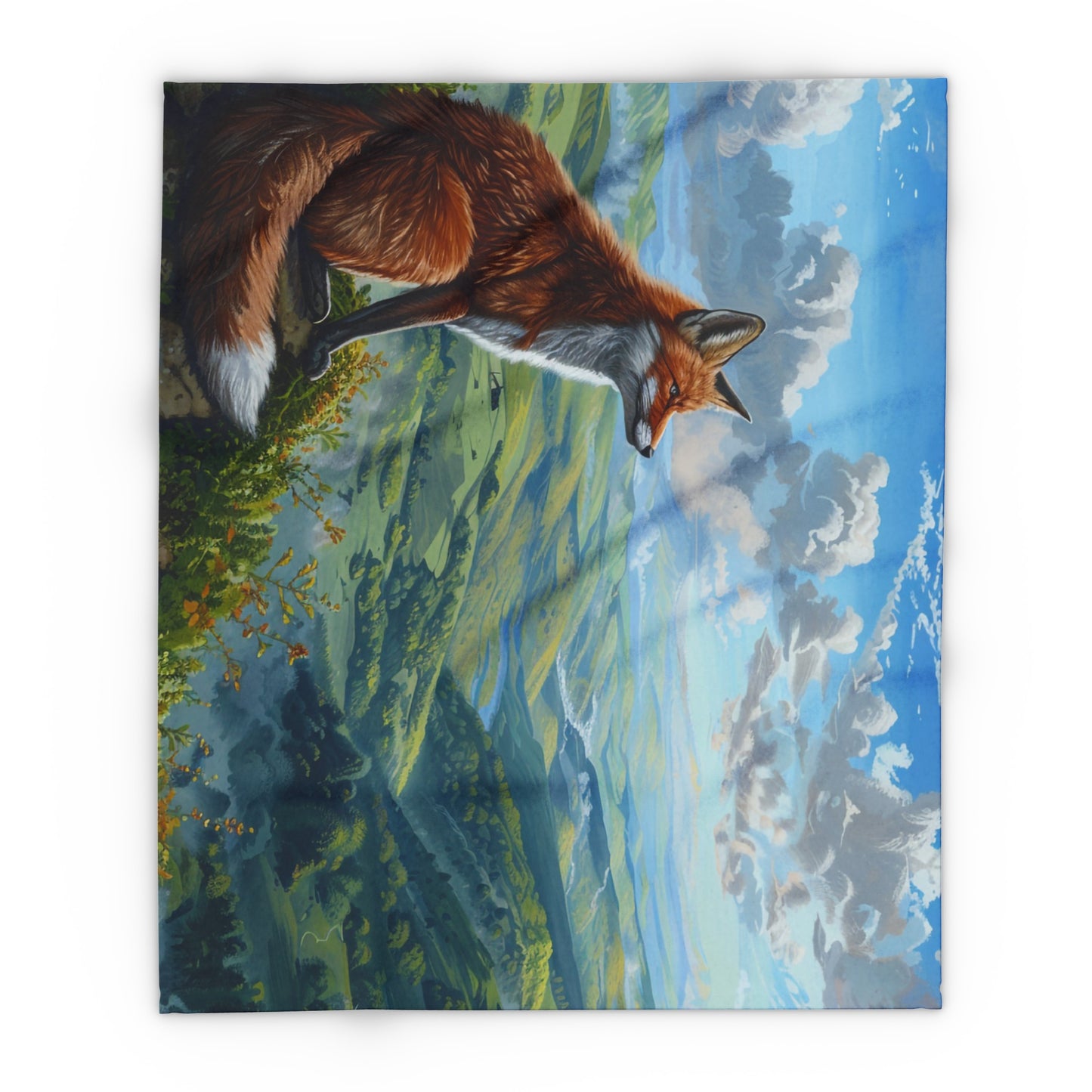 Valley View #4 Arctic Fleece Blanket - UK