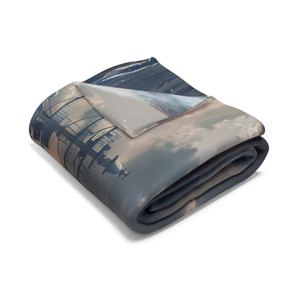 Aircraft Carrier 1 Arctic Fleece Blanket - USA