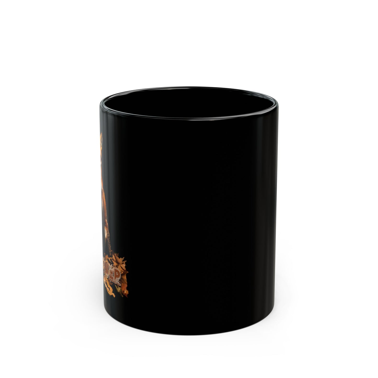 Fox Lover - 11oz Black Mug UK
