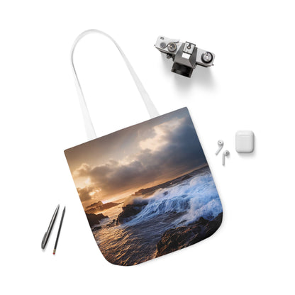 Seascape #4 - Polyester Canvas Tote Bag (AOP)