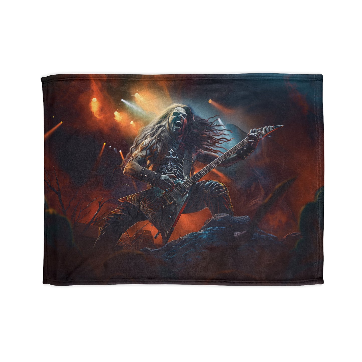 Heavy Metal- Soft Polyester Blanket USA