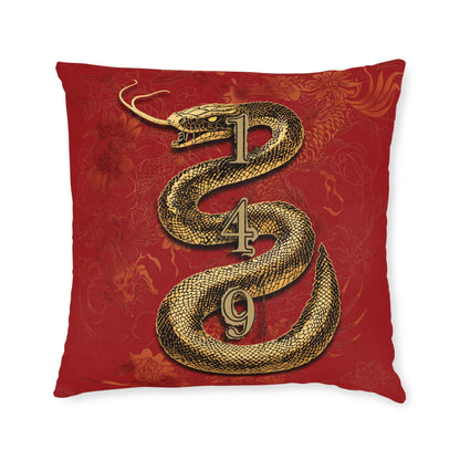Chinese Year of The Snake - Square Pillow UK