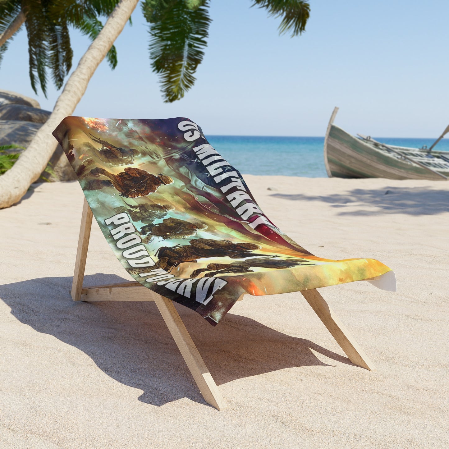 US Military Beach Towel  -  USA Only