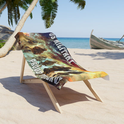 US Military Beach Towel  -  USA Only