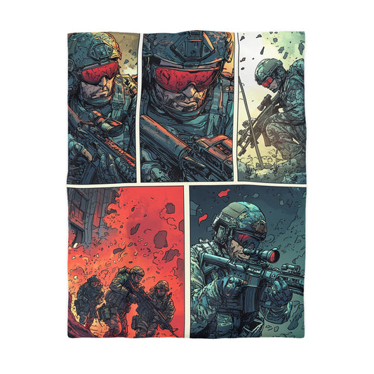 Navy SEALS Comic Book Cover - Microfiber Duvet Cover USA and UK