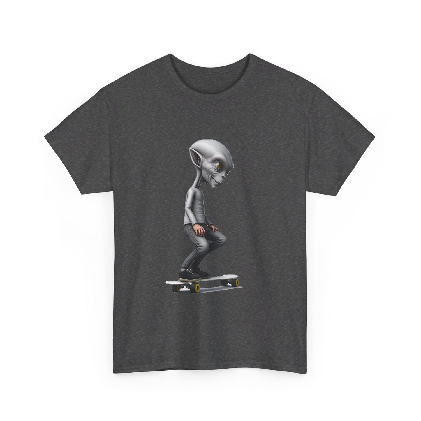 Alien Skater - Unisex Heavy Cotton Tee - USA