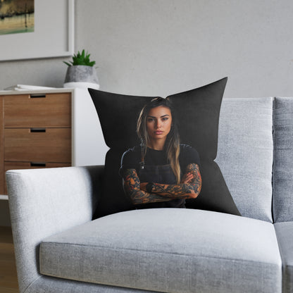 Tattoo Artist - Square Pillow - UK