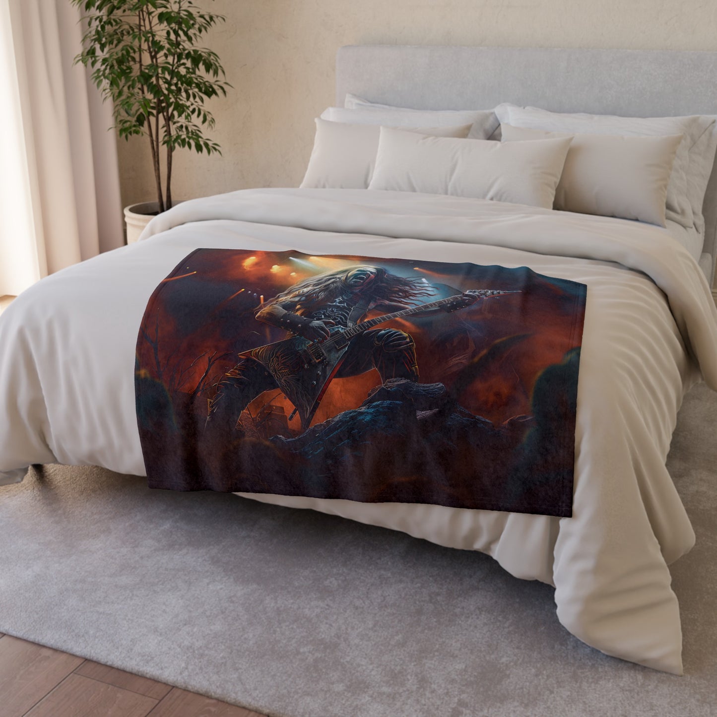 Heavy Metal- Soft Polyester Blanket USA