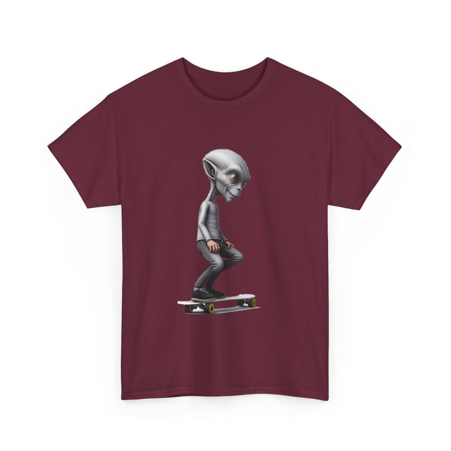Alien Skater - Unisex Heavy Cotton Tee - USA