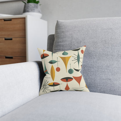 1950s Retro - Square Pillow - UK