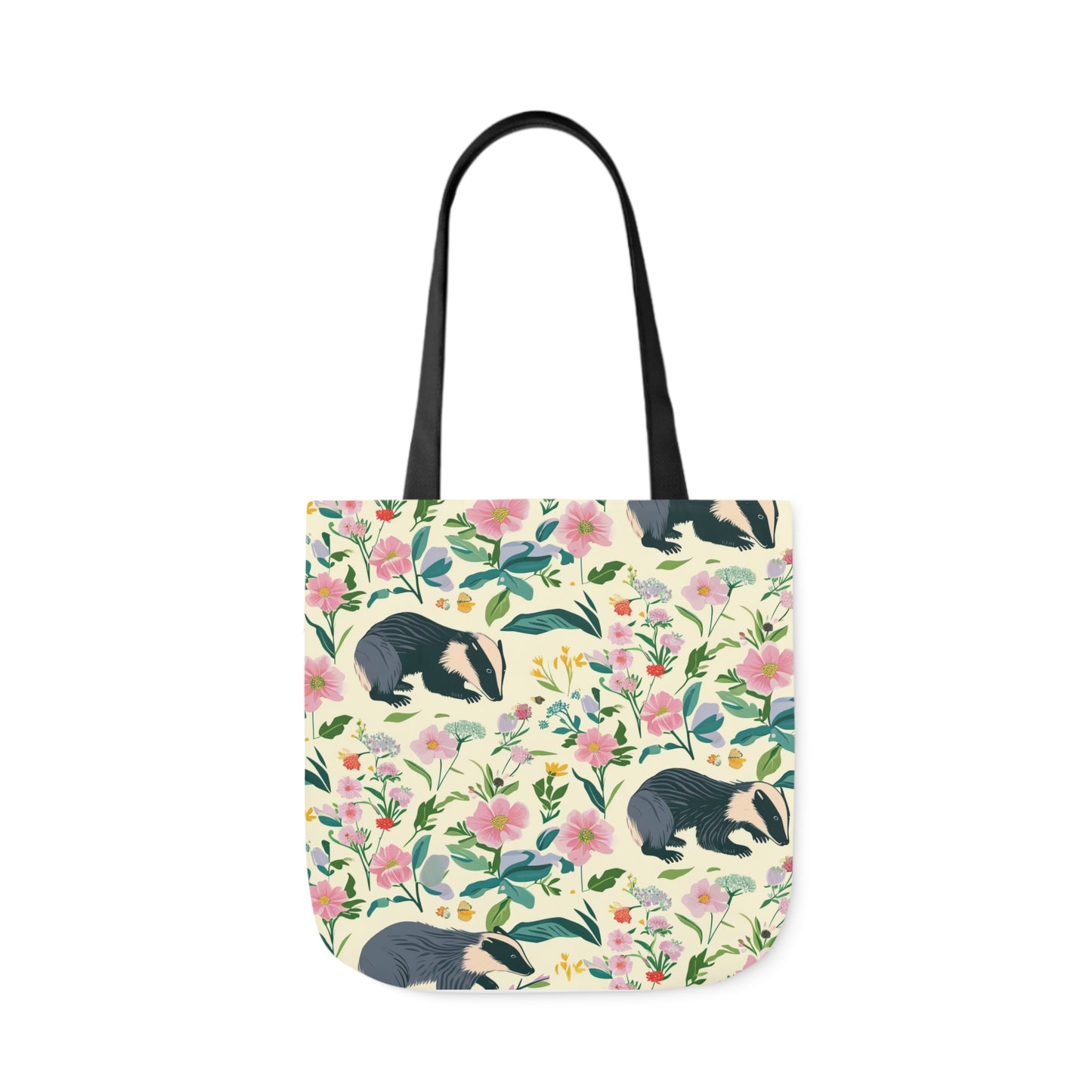 Badger Design - Polyester Canvas Tote Bag (AOP)