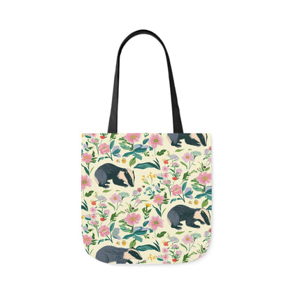 Badger Design - Polyester Canvas Tote Bag (AOP)
