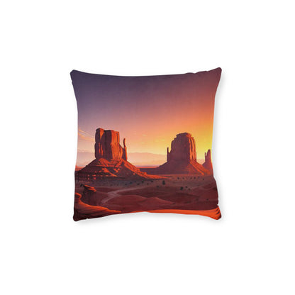 Monument Valley - Square Pillow - UK