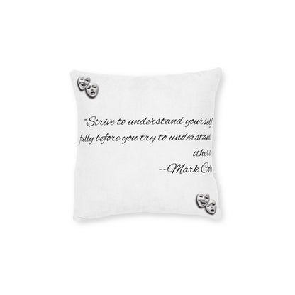 Famous Quotes 4 - Square Pillow UK