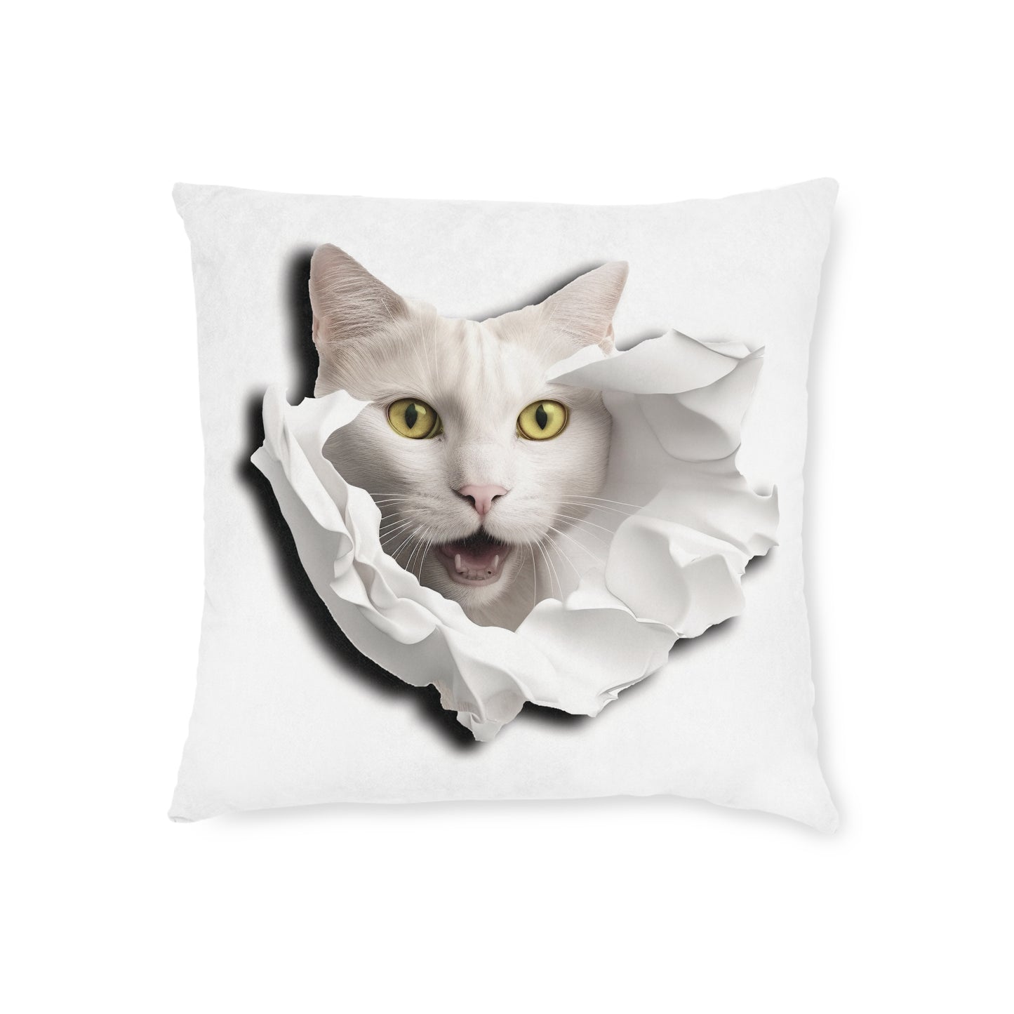 Cat 2 - Square Pillow - UK