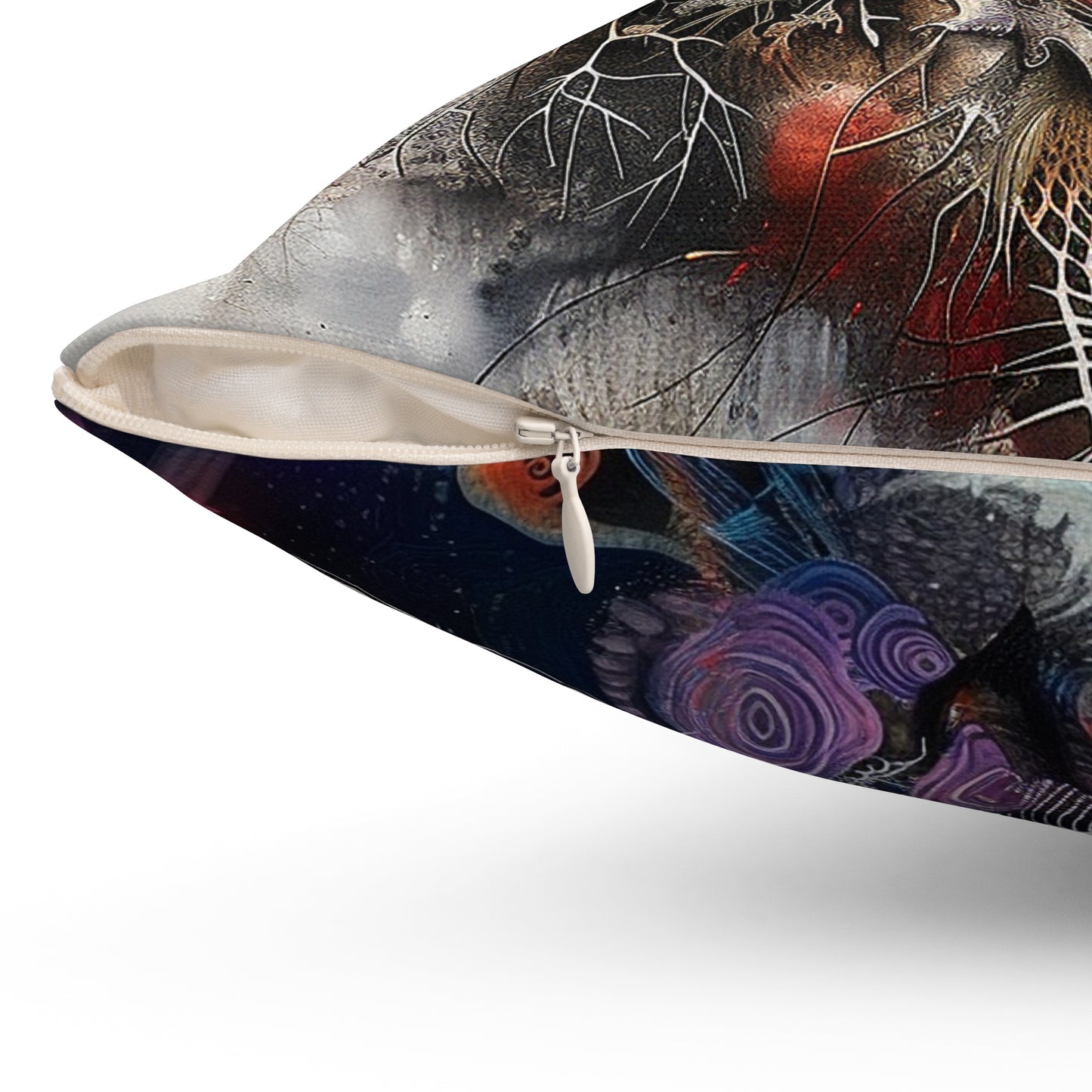 Chaos - Spun Polyester Square Pillow - USA